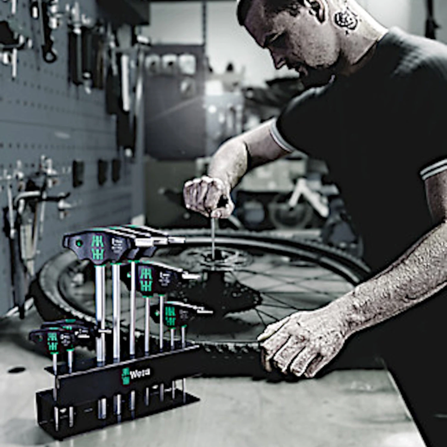 Wera BICYCLE SET 6 Jeu De Clés Courbées Tournevis à Manche En T, 10 Pièces 9 Wera BICYCLE SET 6 Jeu De Clés Courbées Tournevis à Manche En T, 10 Pièces – Image 7