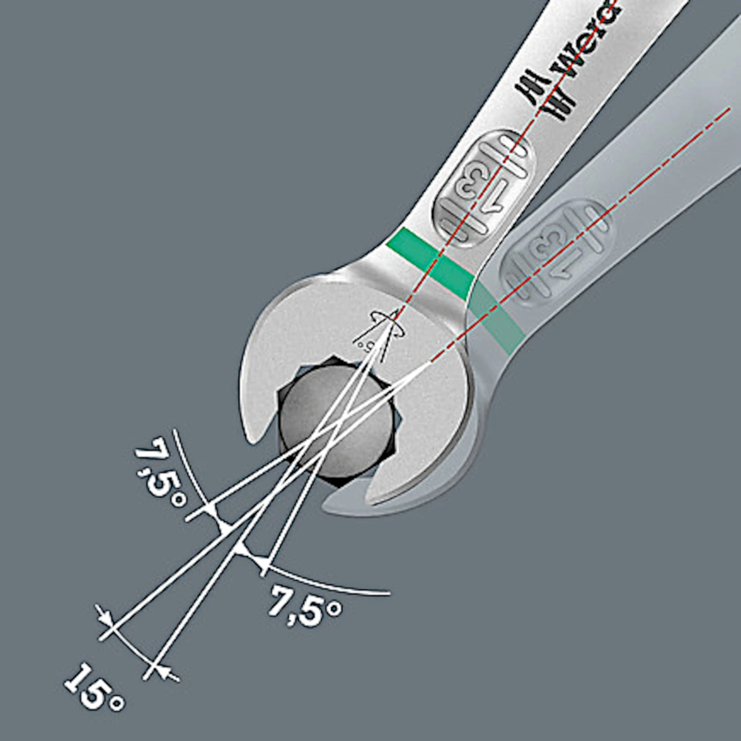 Wera JOKER Clé à Pédale Clé Mixte 15 Mm 6 Wera JOKER Clé à Pédale Clé Mixte 15 Mm – Image 4