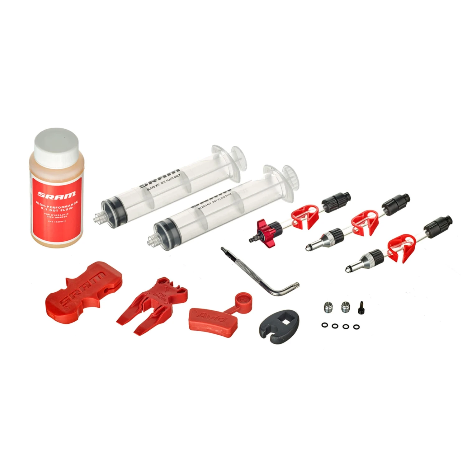 SRAM Kit De Purge Standard Incl. Liquide De Frein DOT 5.1 3 SRAM Kit De Purge Standard Incl. Liquide De Frein DOT 5.1